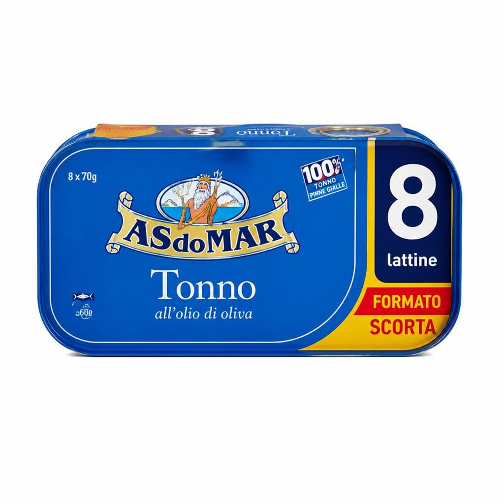 Asdomar tonno in olio di oliva, 70 g x8 – Iper La grande i