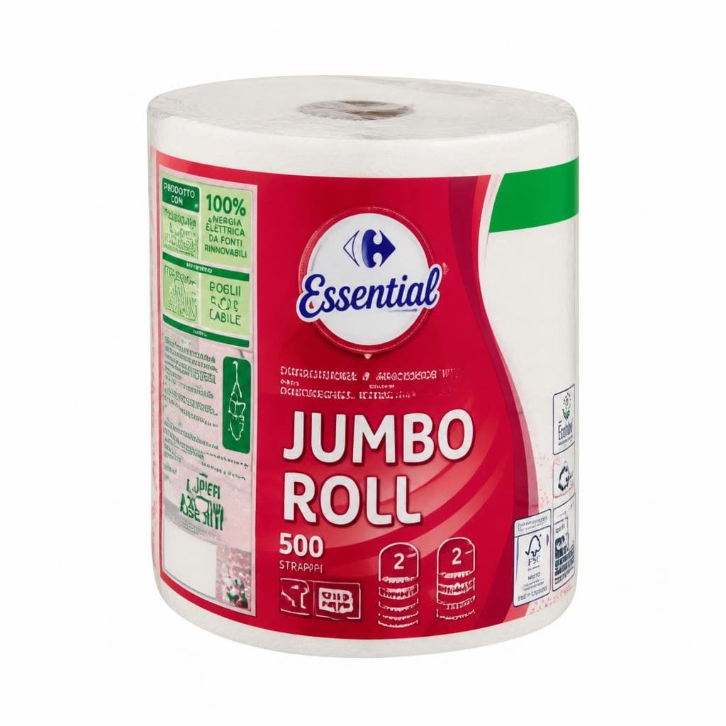 Bobina Essential, 500 strappi – Carrefour