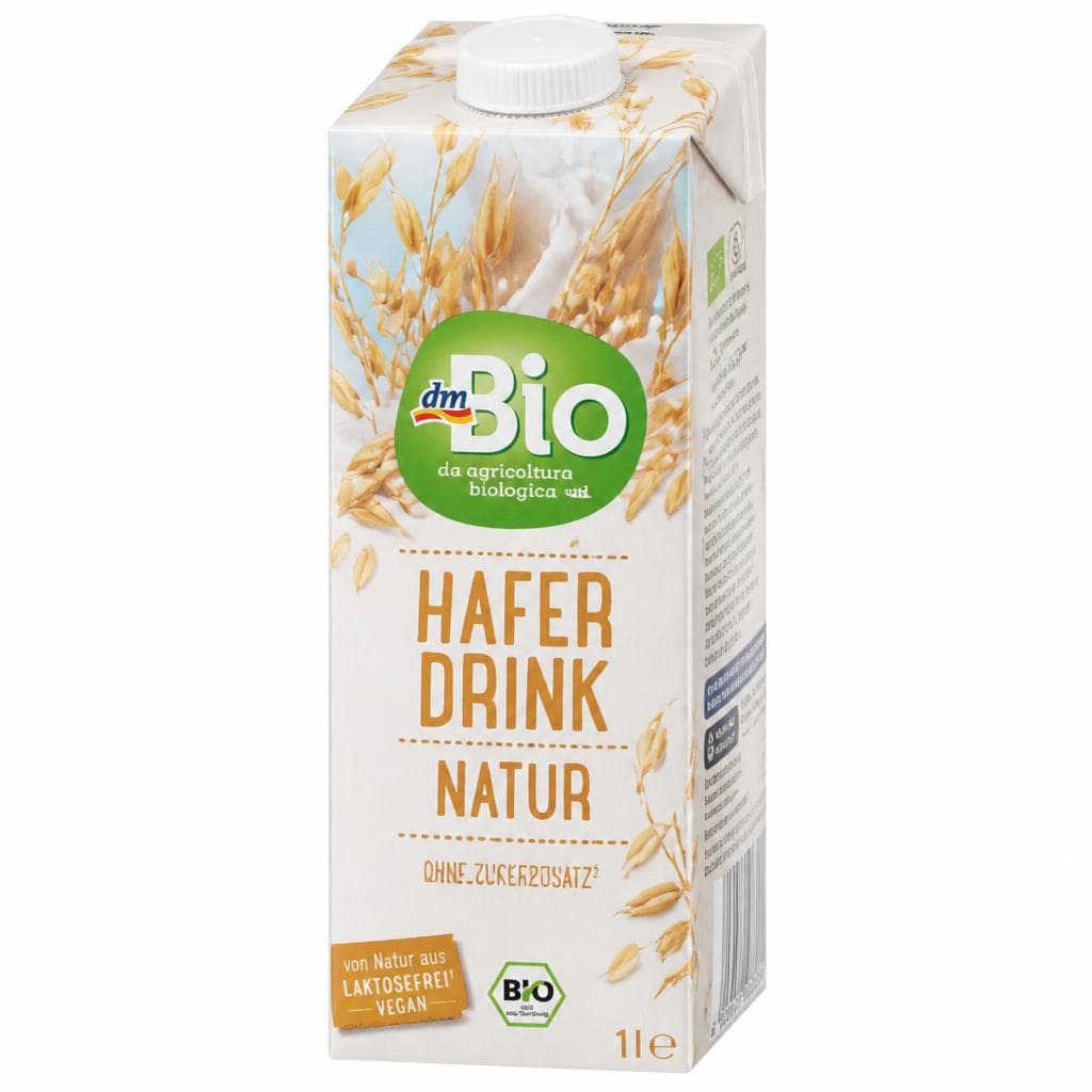dmBio bevanda vegetale all'avena, 1 L – Dm