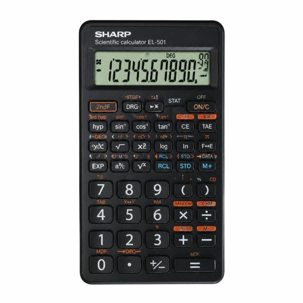 Sharp calcolatrice scientifica EL501 in offerta da Bennet