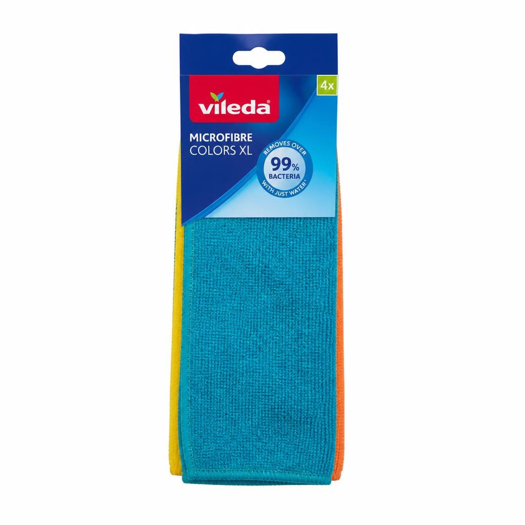 Microfibre Colors XL Vileda 4 pezzi in offerta da Iper La grande i