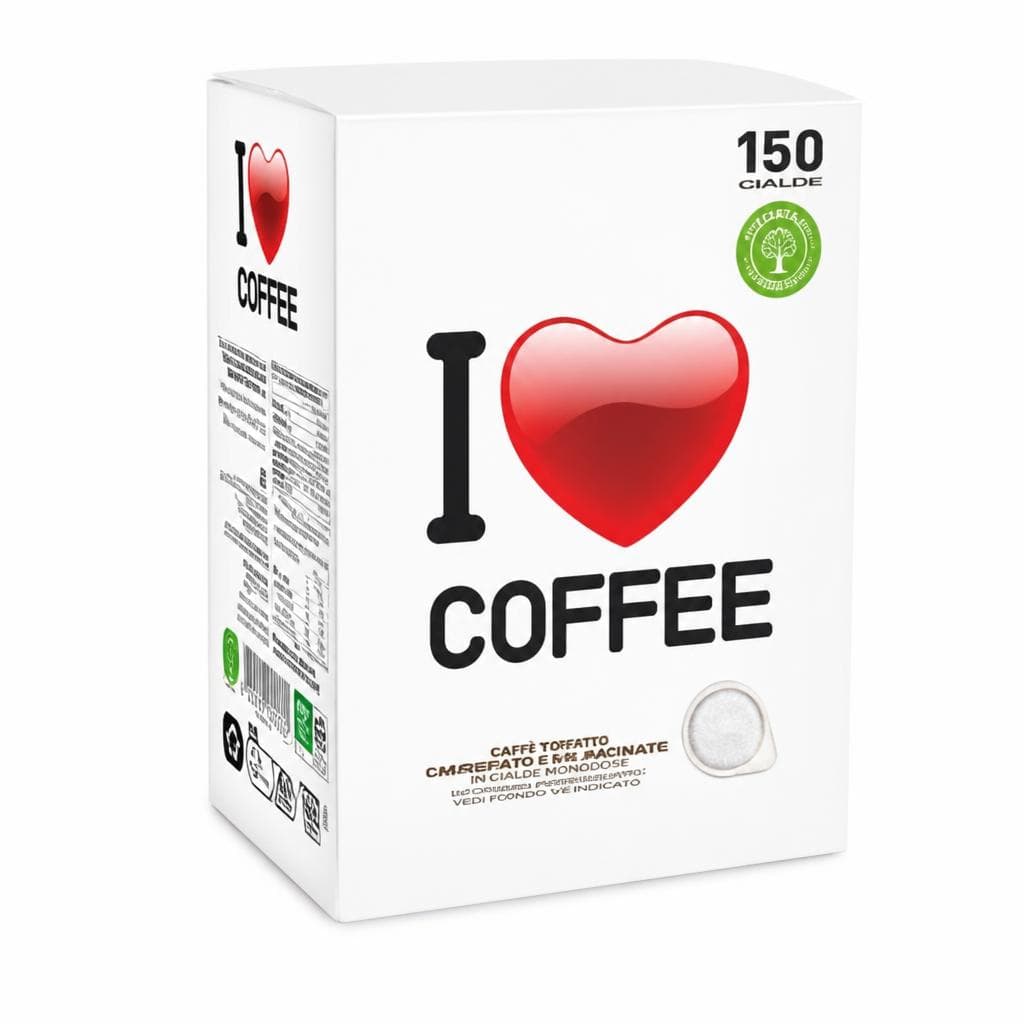 Caffè in cialde I Coffee, 150 cialde da 7,2 g – MD