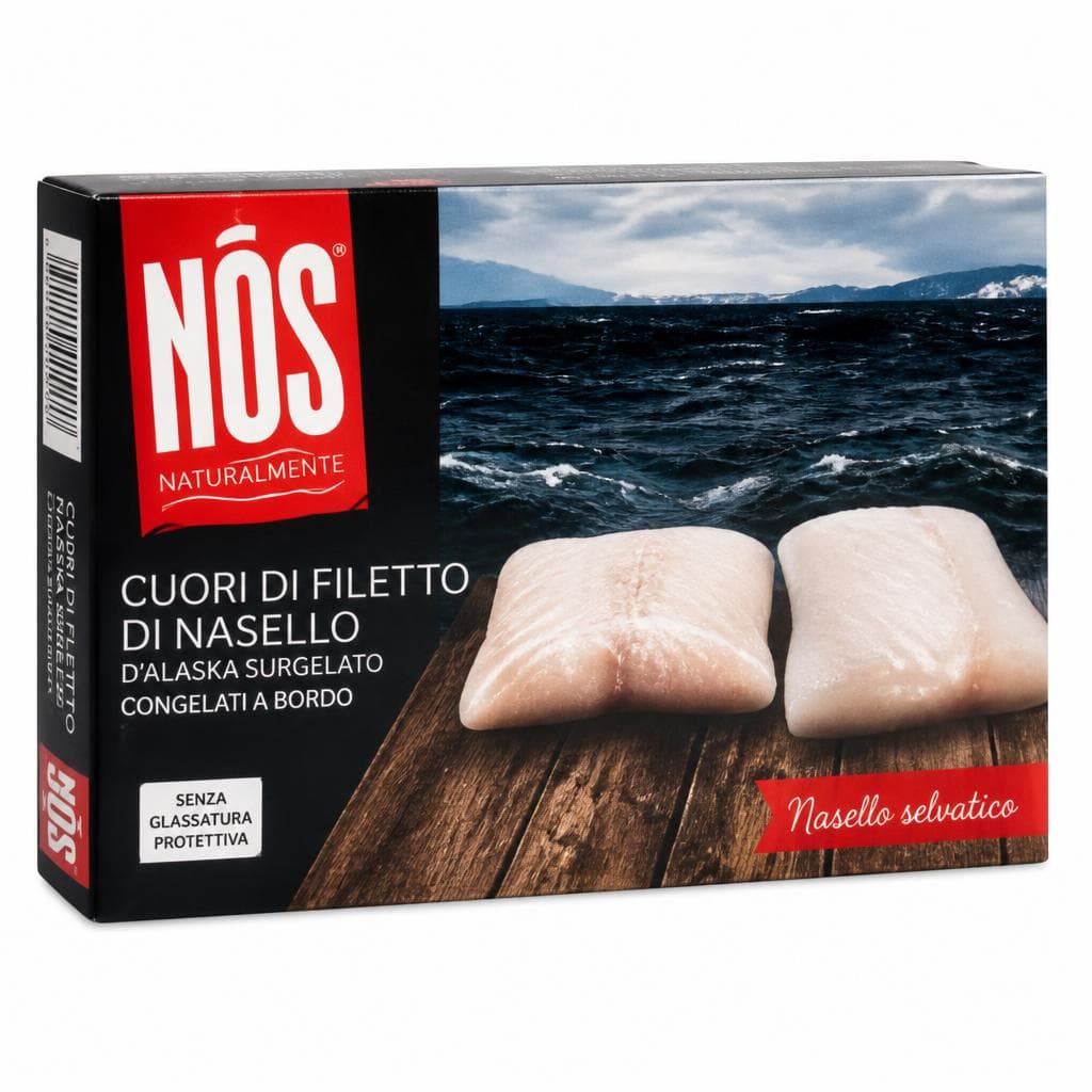 Cuori di filetto di nasello, 300 g – Dpiù