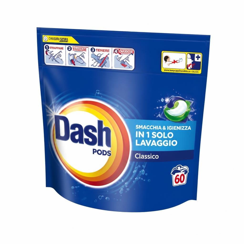 Dash Pods detersivo in capsule 60 pezzi in offerta da Lidl