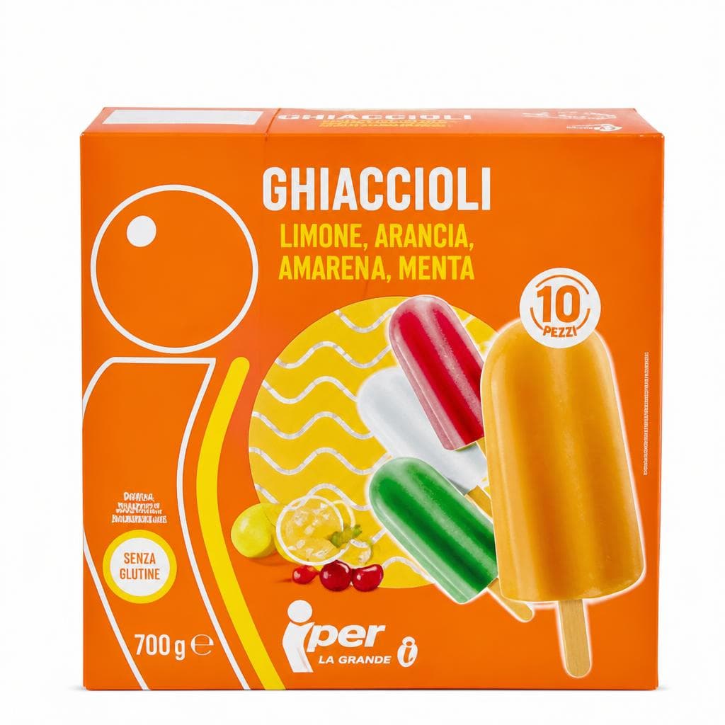 Ghiaccioli assortiti 700 g Iper in offerta da Iper La grande i
