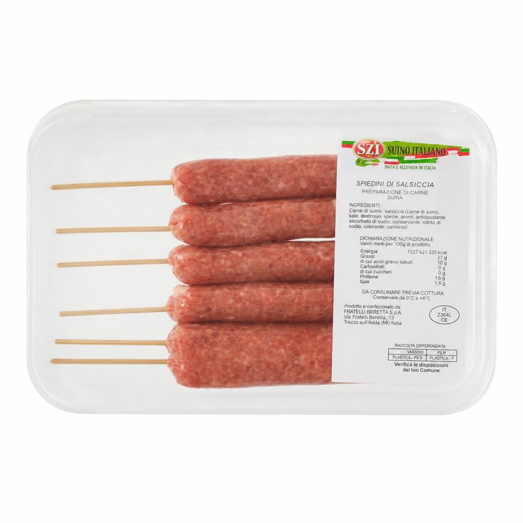 Spiedini Salsiccia g 420 in offerta da Bennet