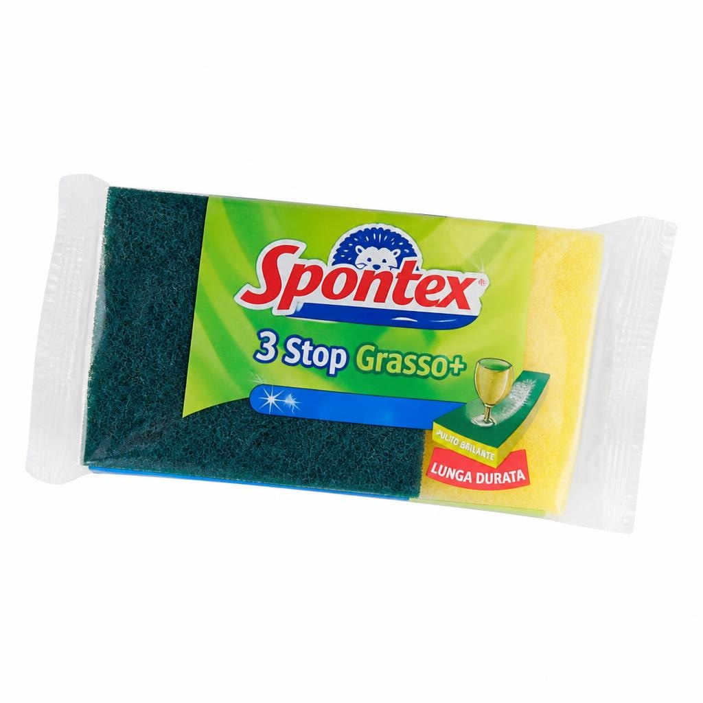 SPONTEX spugna fibra plus 3 pz in offerta da Tigota