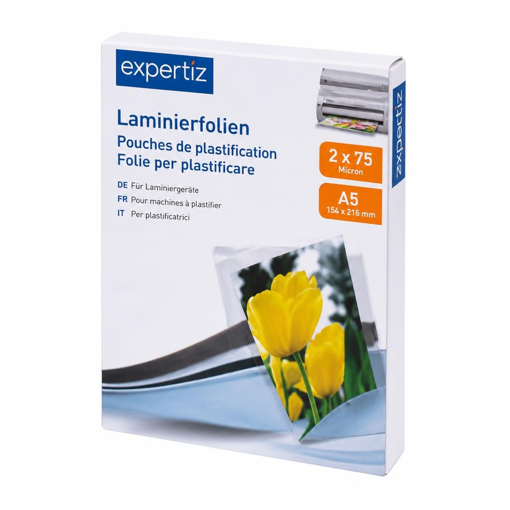 Expertiz Set di fogli per plastificare confezione in offerta da ALDI