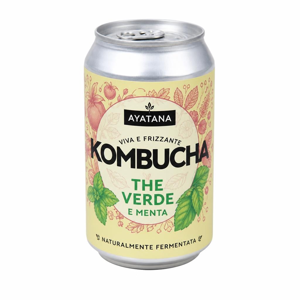 Ayatan Kombucha 330 ml lattina in offerta da Lidl