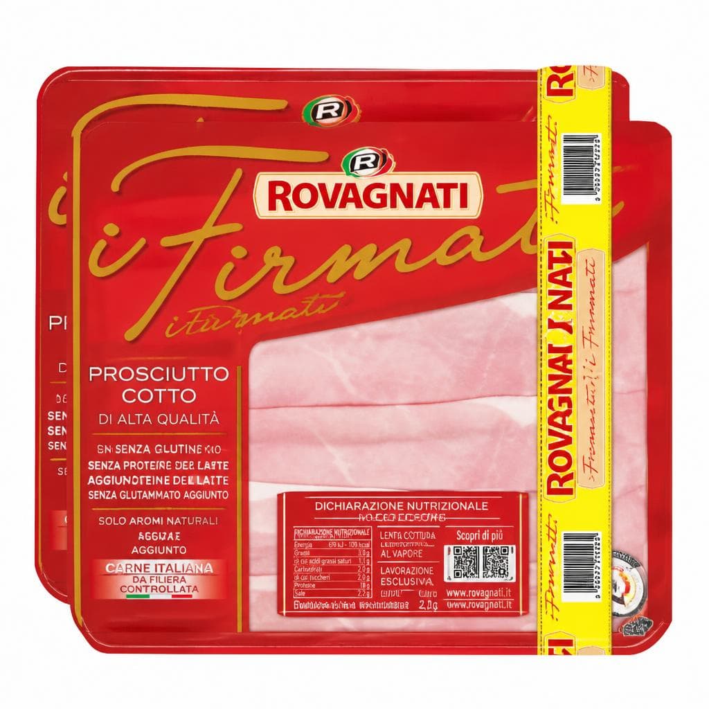 Prosciutto cotto di Alta Qualità i Firmati Rovagnati, 100 g x2 – Iper La grande i
