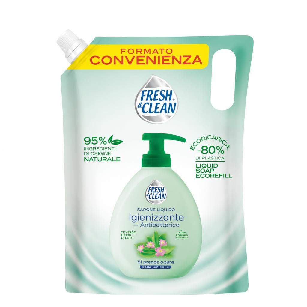 Ricarica sapone liquido, 1000 ml Fresh&Clean – Il Gigante