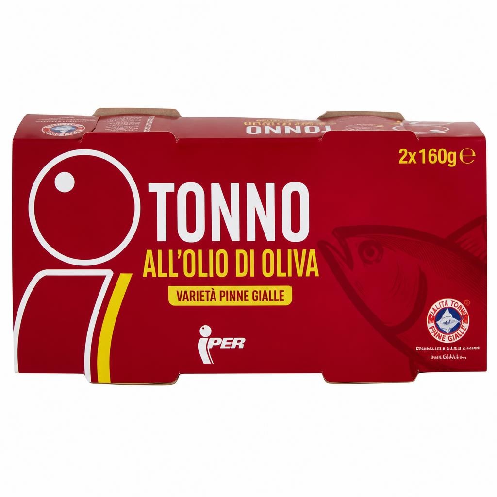 Tonno all'olio di oliva Varietà Pinne Gialle 2 x 140 g in offerta da Iper La grande i