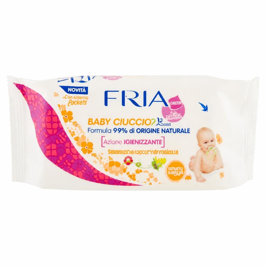 Salviettine Green Baby Ciuccio Fria conf. da 12 - Offerta nel negozio Bennet
