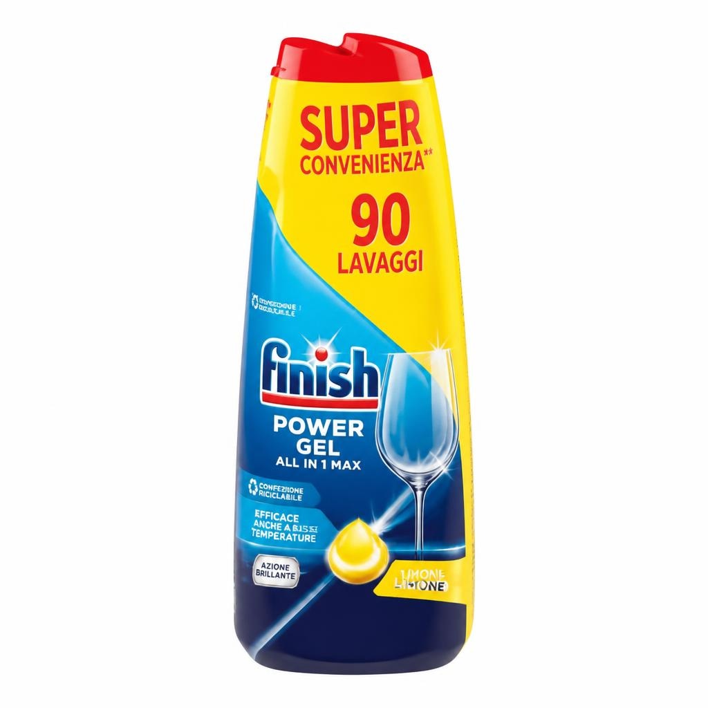 Finish Power Gel All in 1 Max lemon 3x30 lavaggi in offerta da Il Gigante