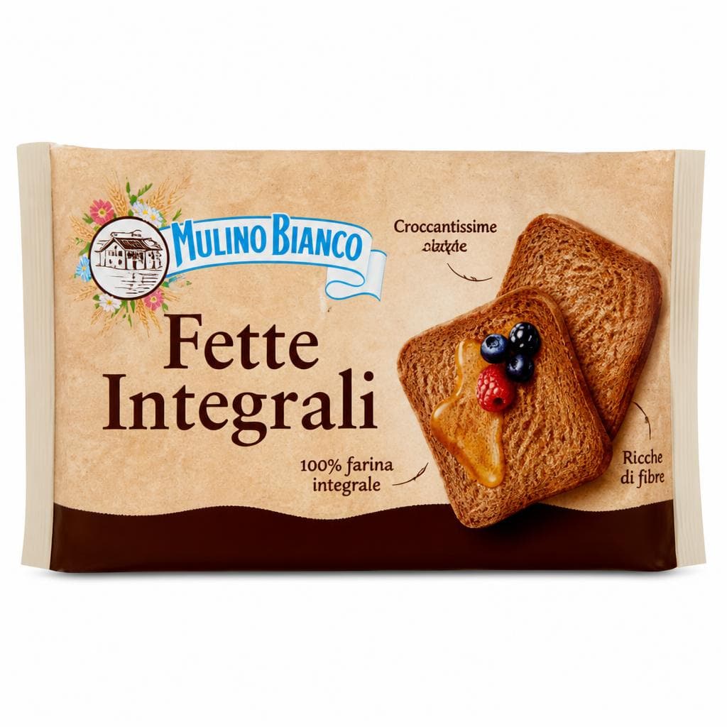 Fette biscottate integrali o dorate Mulino Bianco, 630 g – Bennet