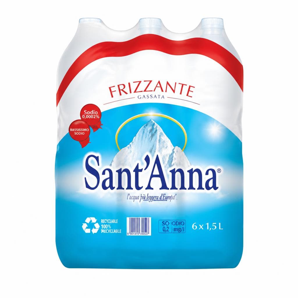 Sant'Anna Acqua Frizzante, 6 x 1,5 L – ALDI