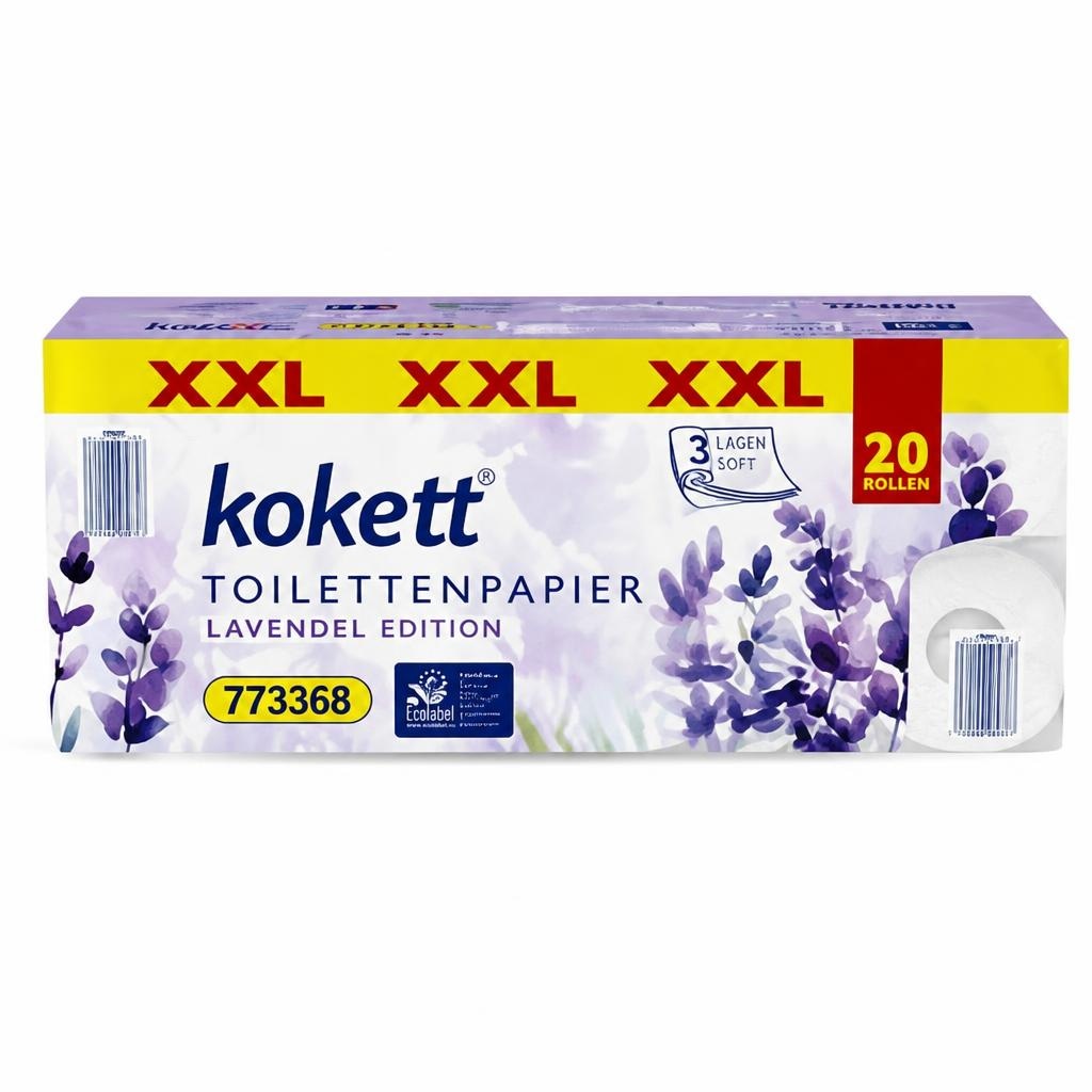 Carta igienica profumata 20 rotoli Kokett in offerta da ALDI