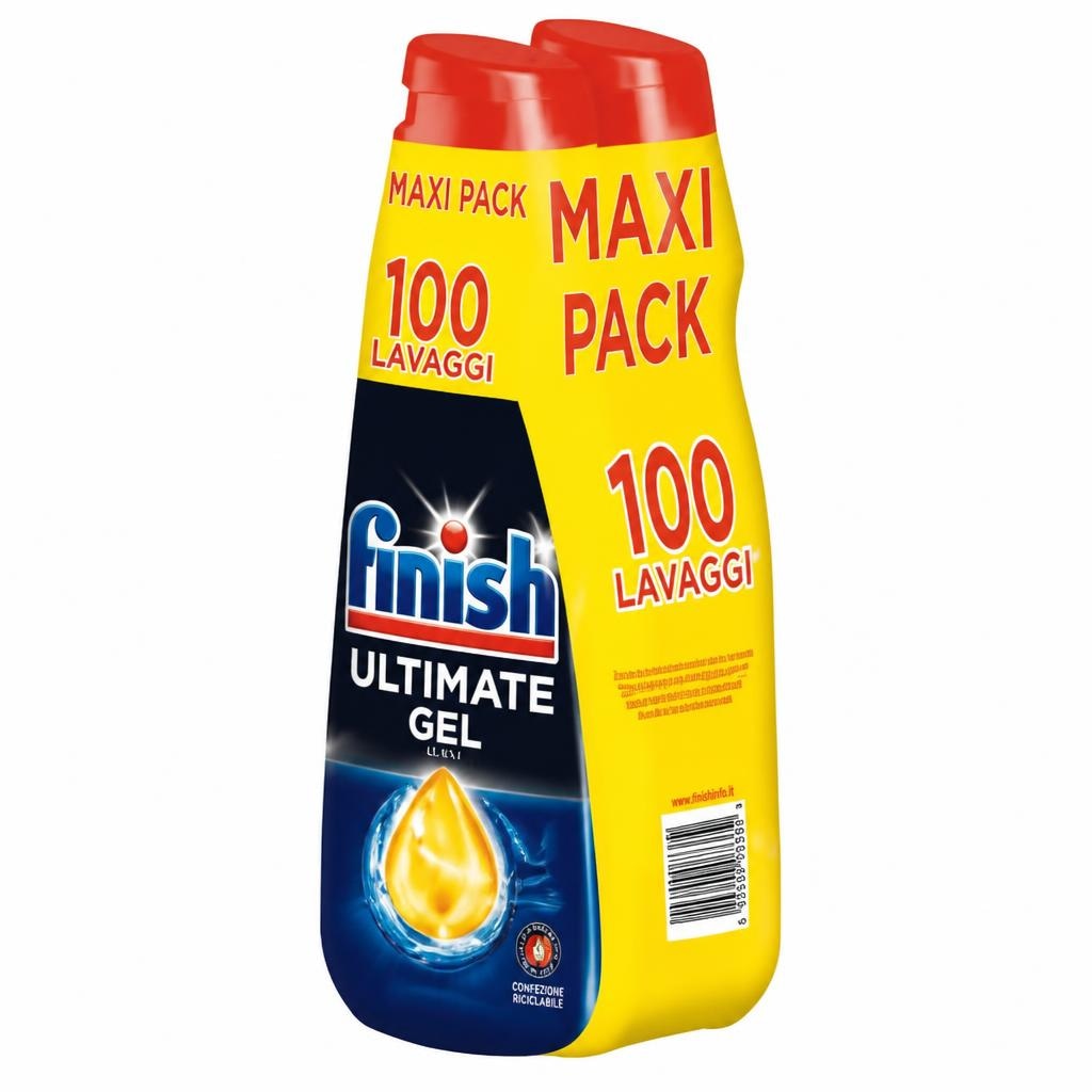 Finish gel lavastoviglie ml 900x2 in offerta da MD