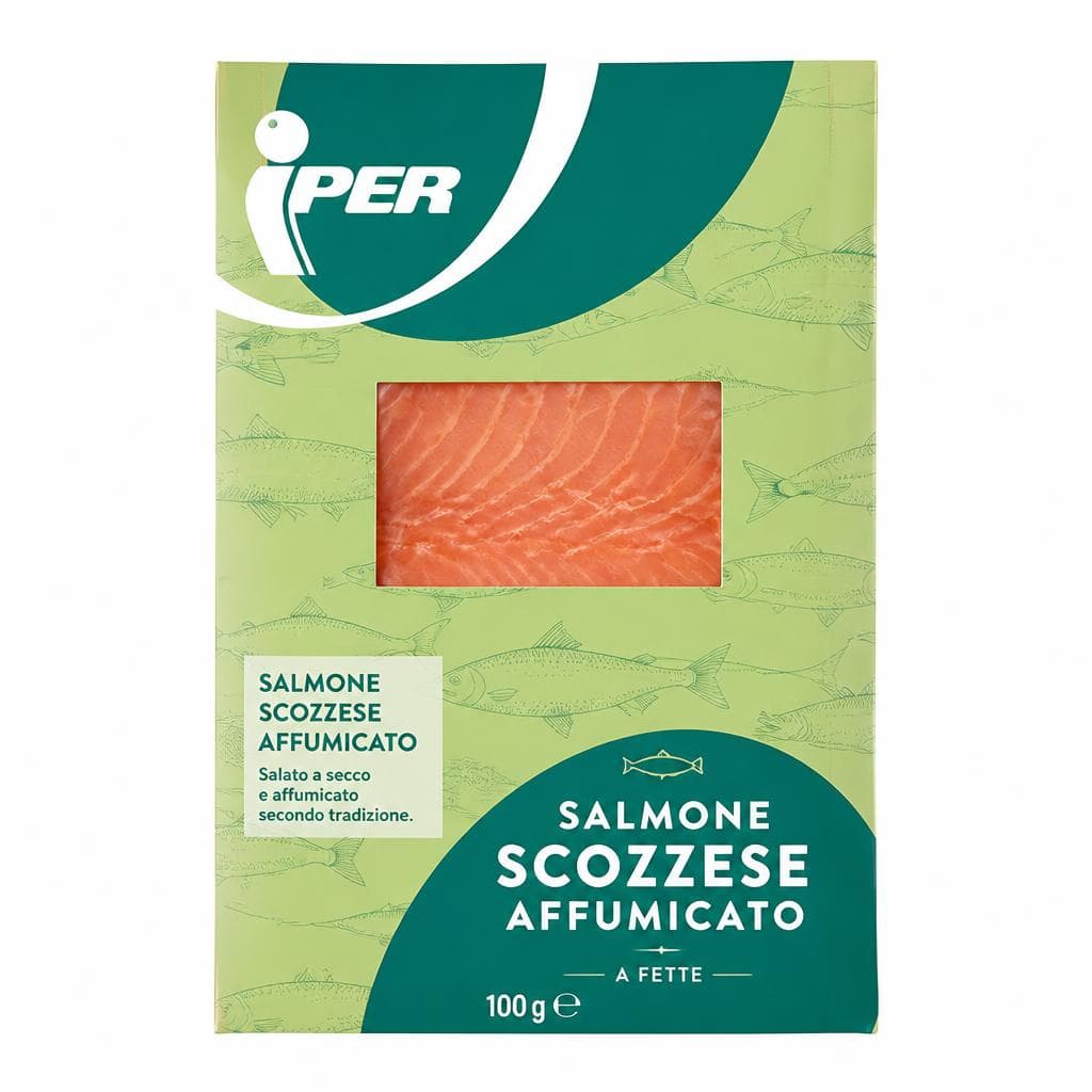 Salmone Scozzese affumicato a fette, 100 g Iper – Iper La grande i