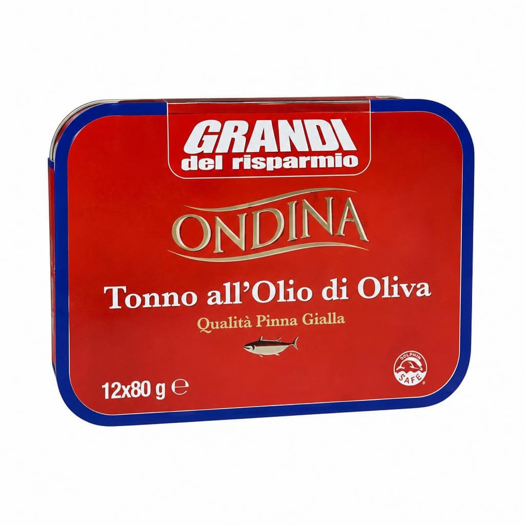 Tonno all'Olio di Oliva Pinna Gialla, 12 x 80 g Ondina – Eurospin