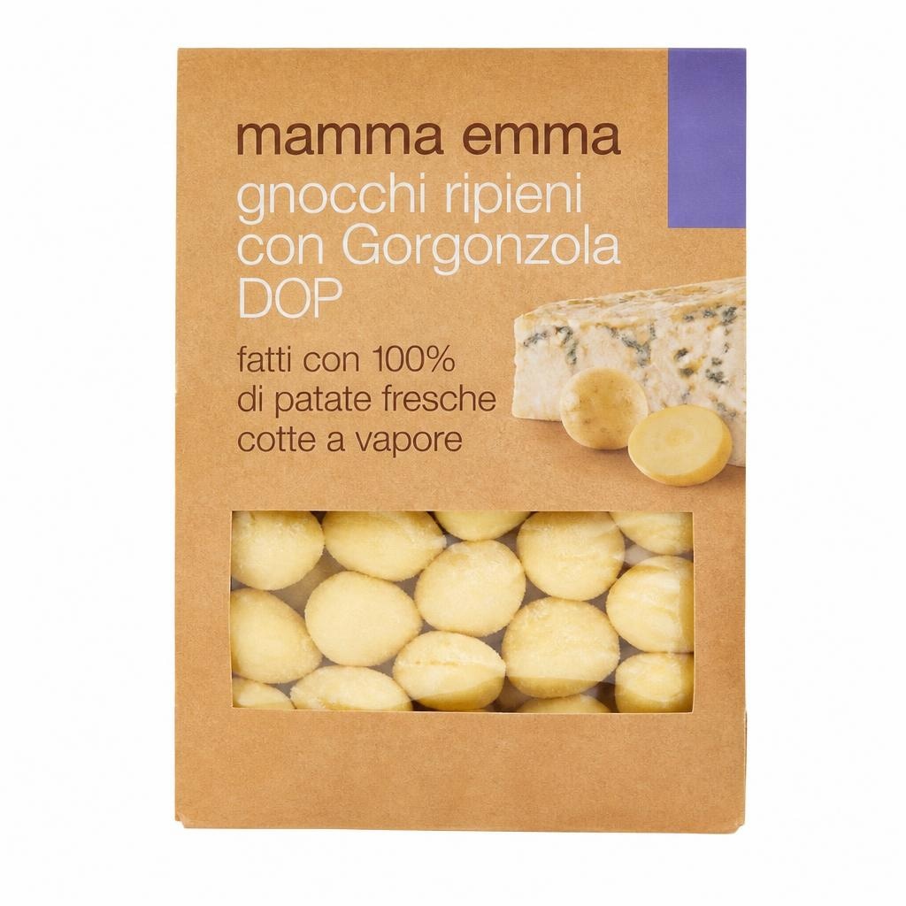 Gnocchi patata ripieni con gorgonzola 350 g Mamma Emma in offerta da Panorama