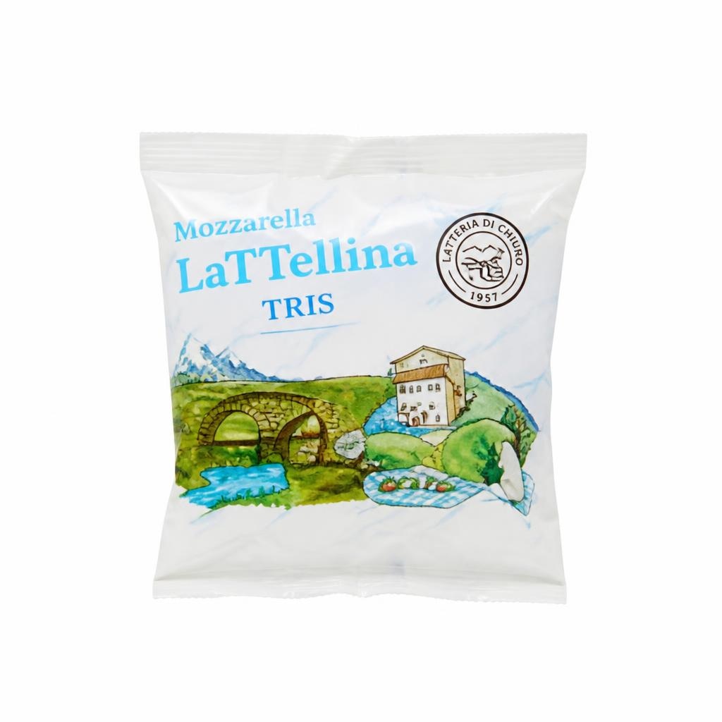 Mozzarella LaTTellina Tris Latteria di Chiuro conf 3 pezzi da 100 g cad 300 g in offerta da Carrefour