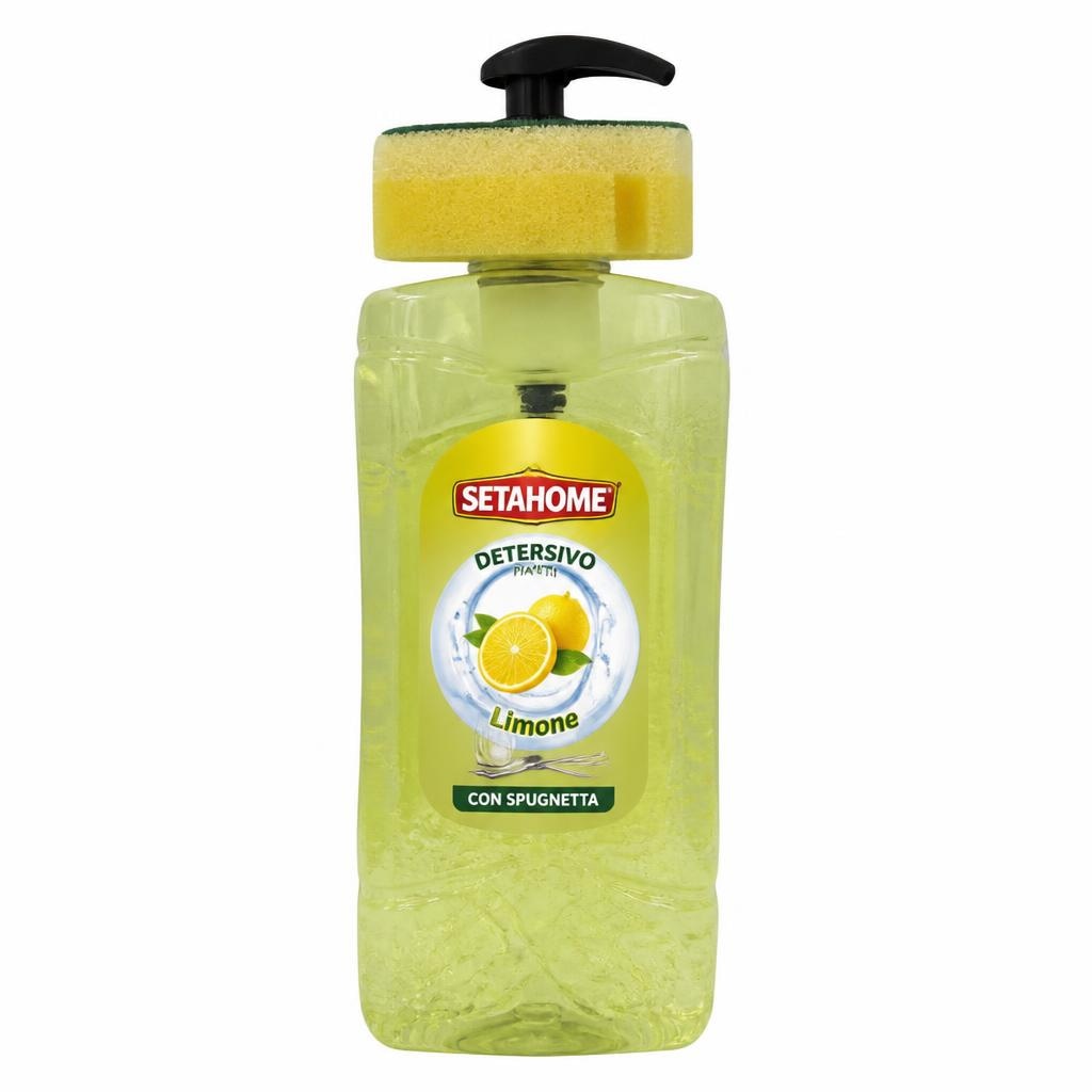 Setahome detersivo piatti limone con spugnetta 1 lt in offerta da Panorama