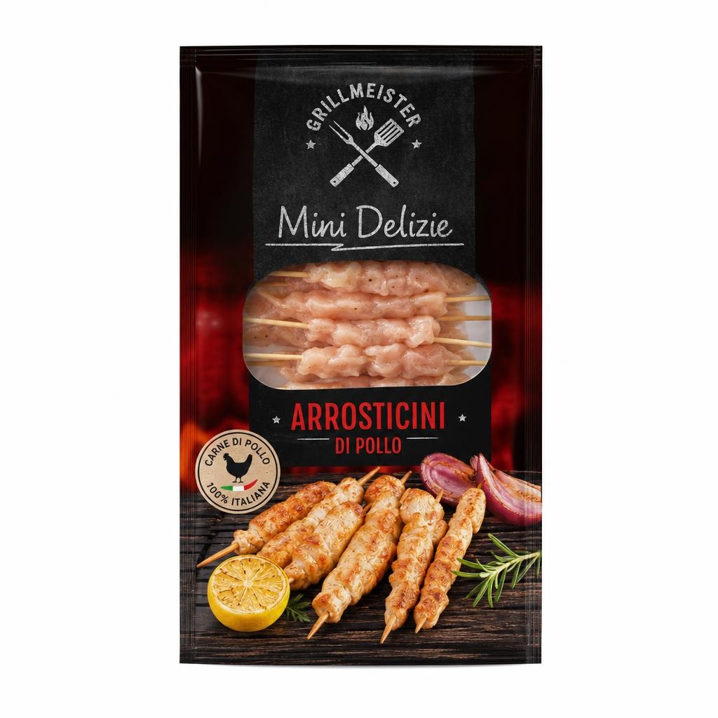 Arrosticini di pollo 330 g confezione in offerta da Lidl