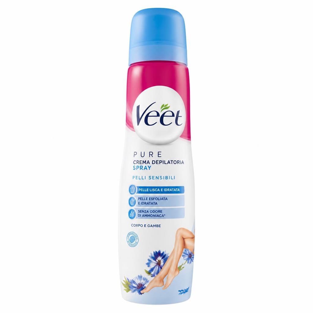 Crema depilatoria spray pelli sensibili Veet 150 ml in offerta da Panorama