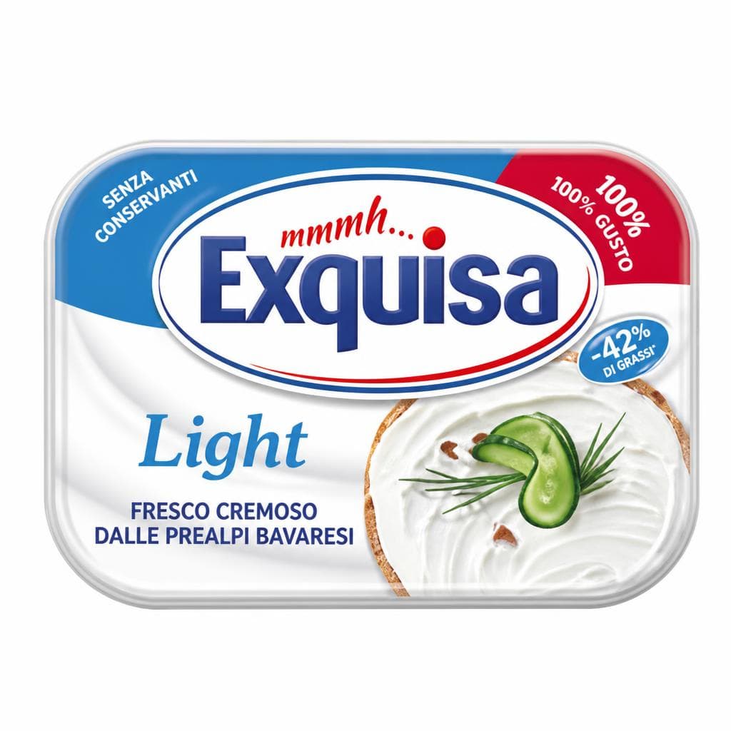Formaggio fresco spalmabile light Exquisa, 300 g – MD