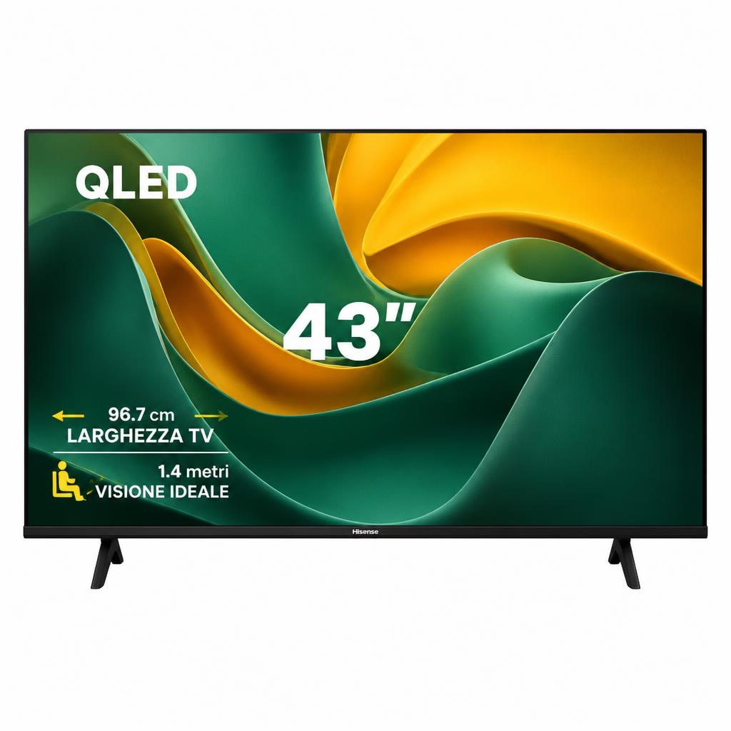 Hisense Smart TV Q-LED 43E79S 43" in offerta da Euronics