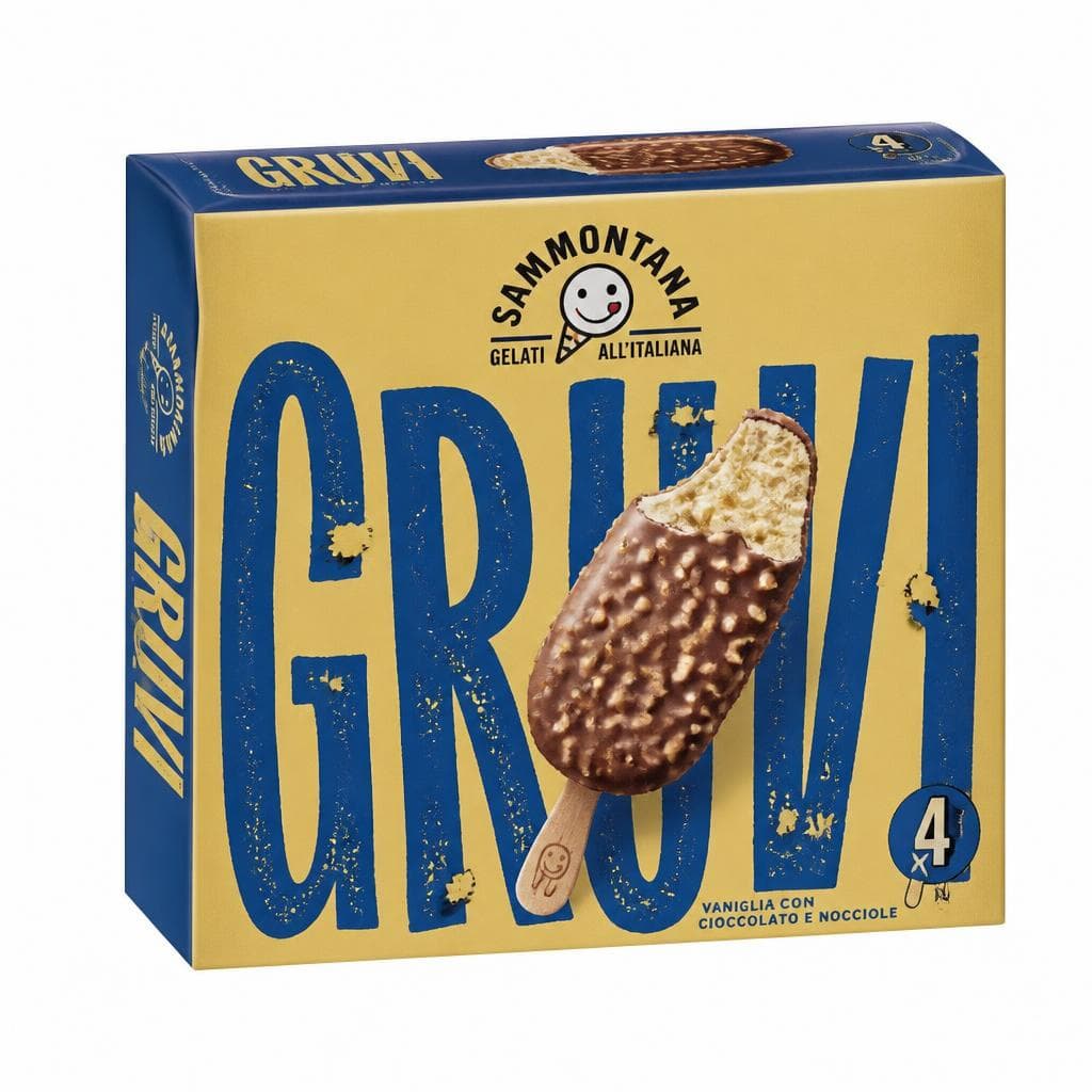 Gelato Gruvi Sammontana, 4 pezzi 240 g – Iper La grande i