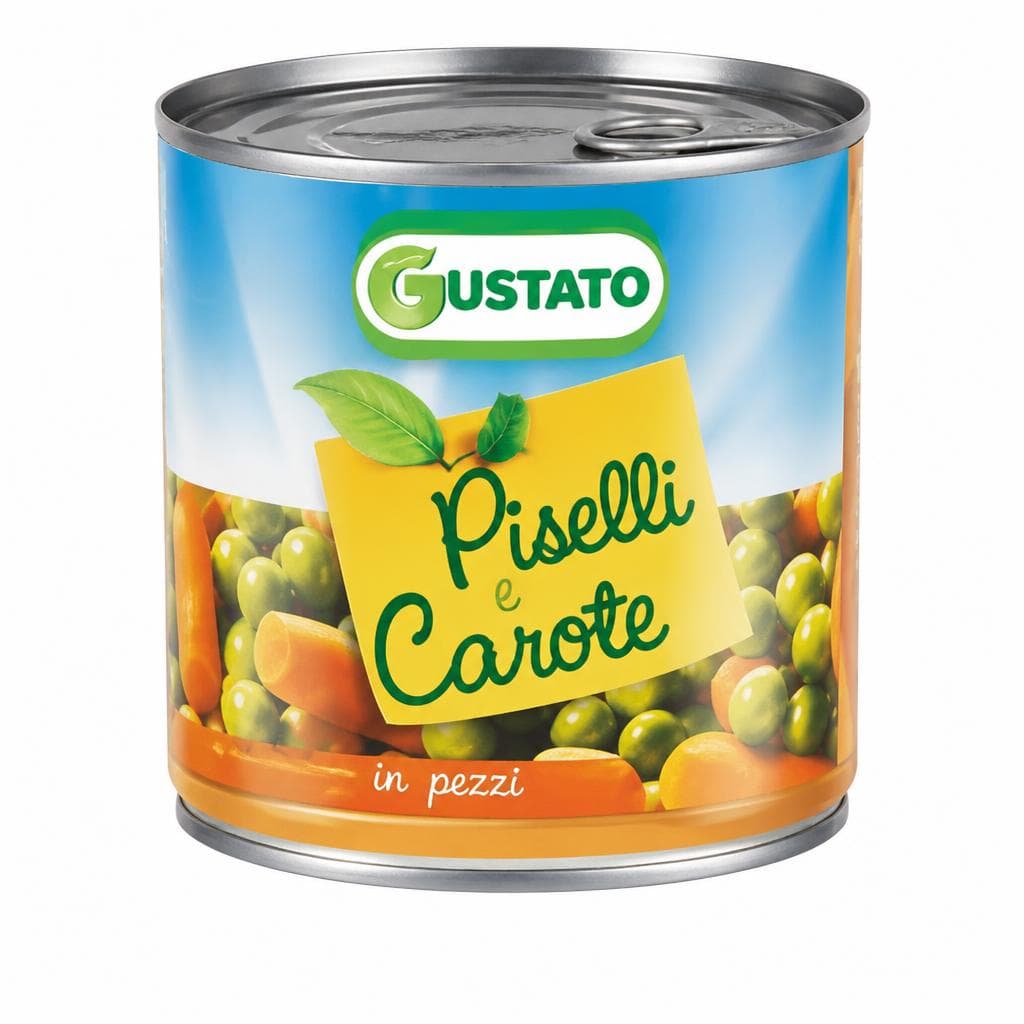 Gustato piselli e carote, 400 g – MD