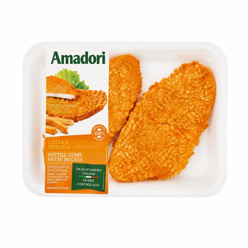 Cotoletta croccantissima 220 g Amadori in offerta da Panorama