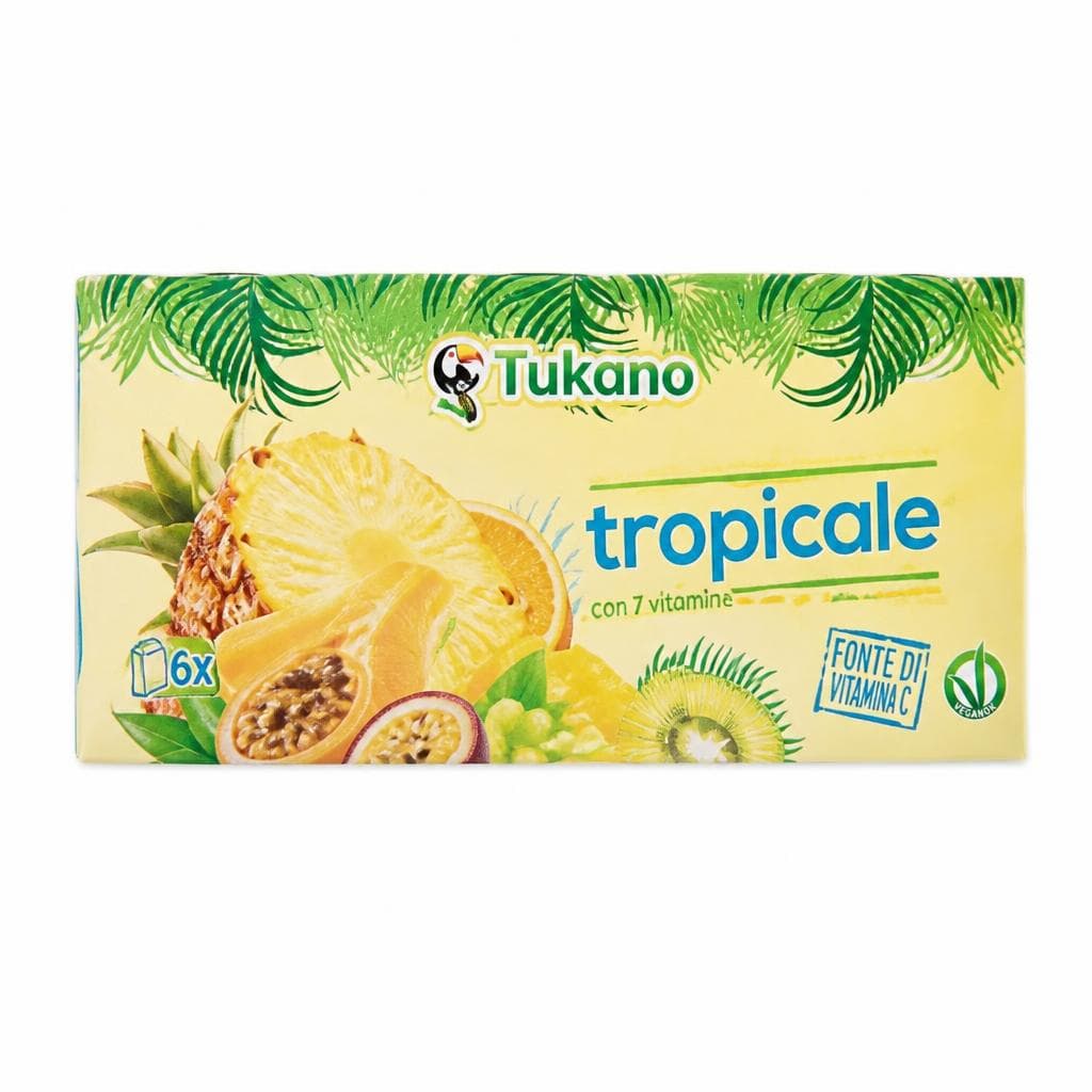 Tukano Bevanda Tropicale, 6 x 200 ml – Dpiù