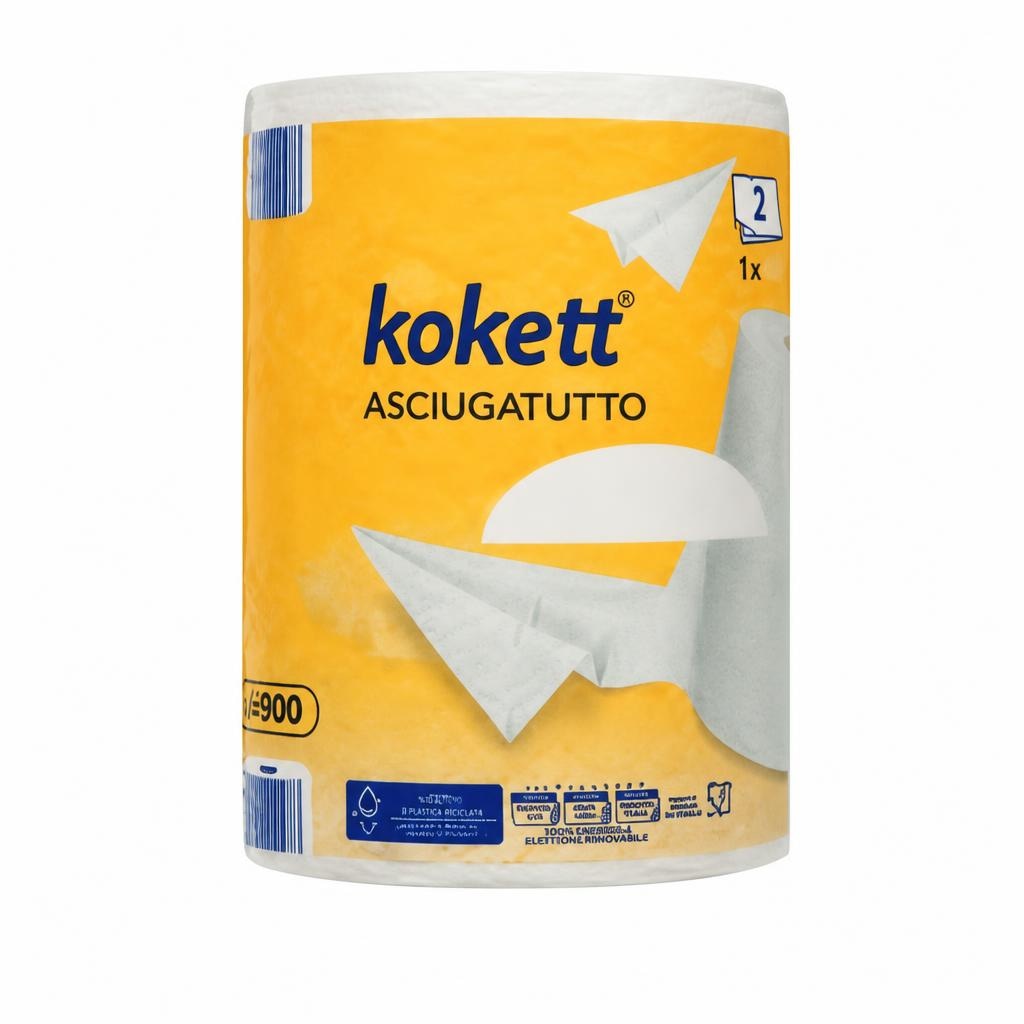 Kokett Asciugatutto 2 veli, 400 strappi in offerta da ALDI