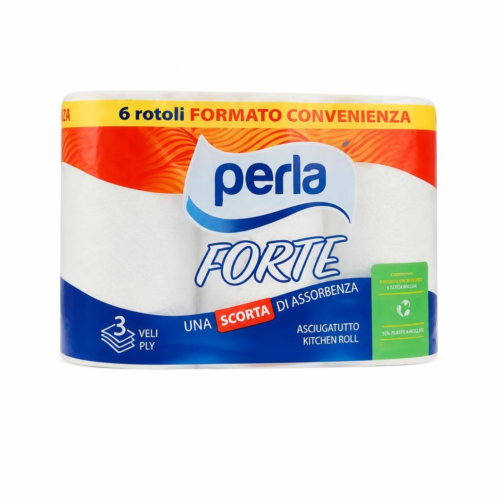 Carta da cucina Forte 6 x 100 strappi PERLA - Offerta nel negozio ALDI
