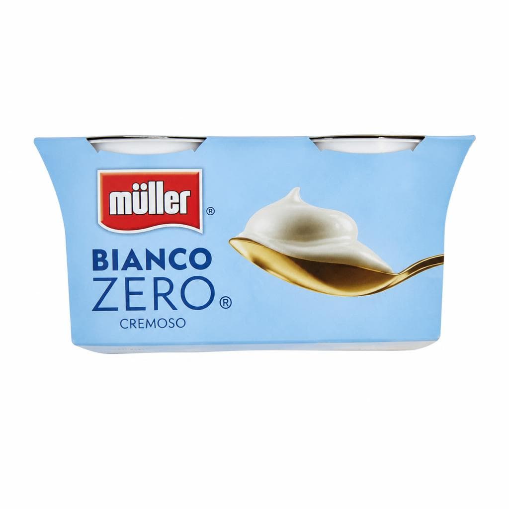 Müller yogurt cremoso bianco, 125 g x 2 – Panorama