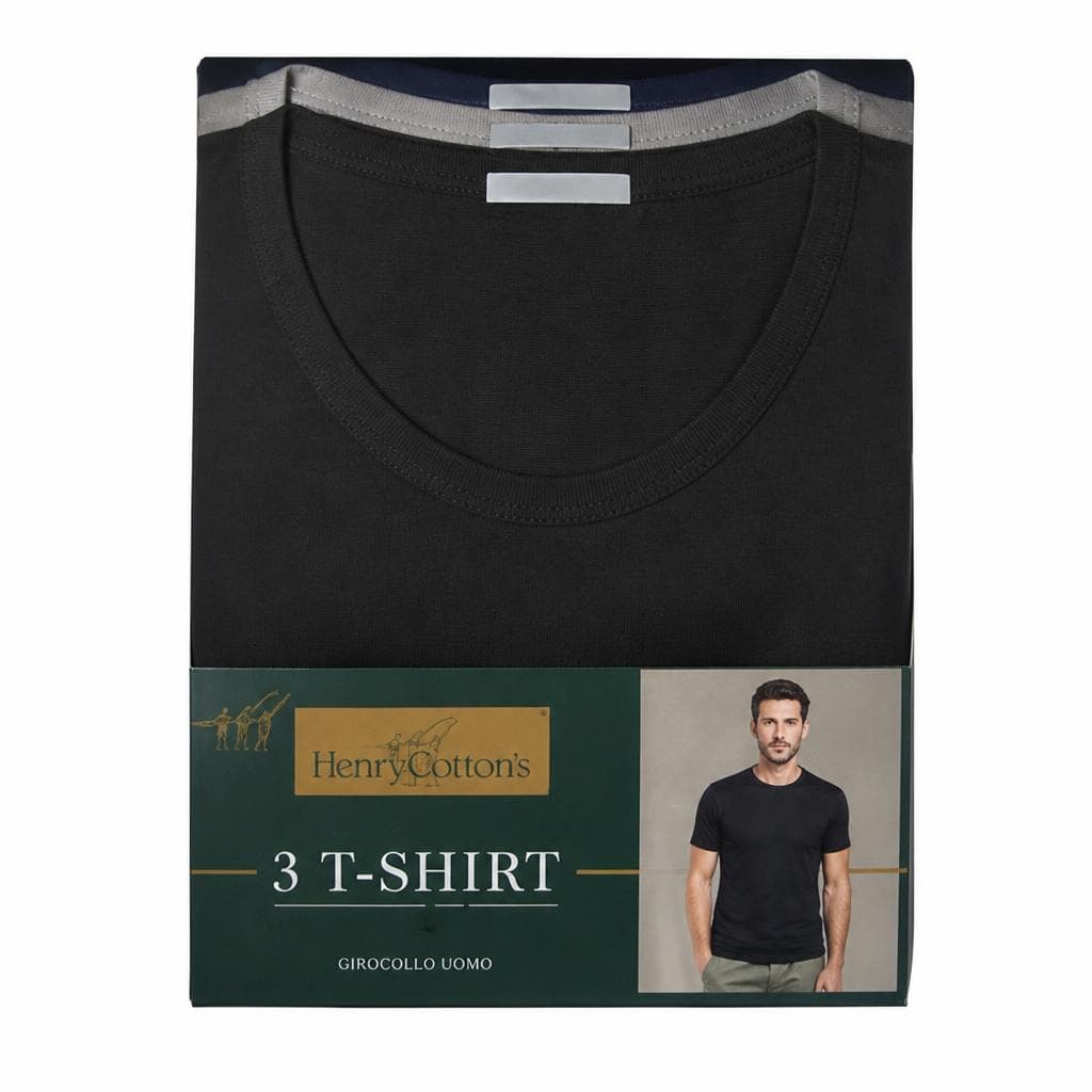 Henry Cotton's t-shirt, 3 pezzi – Iper La grande i
