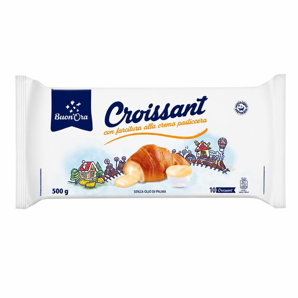 Buon'Ora croissant crema 500 g in offerta da ALDI