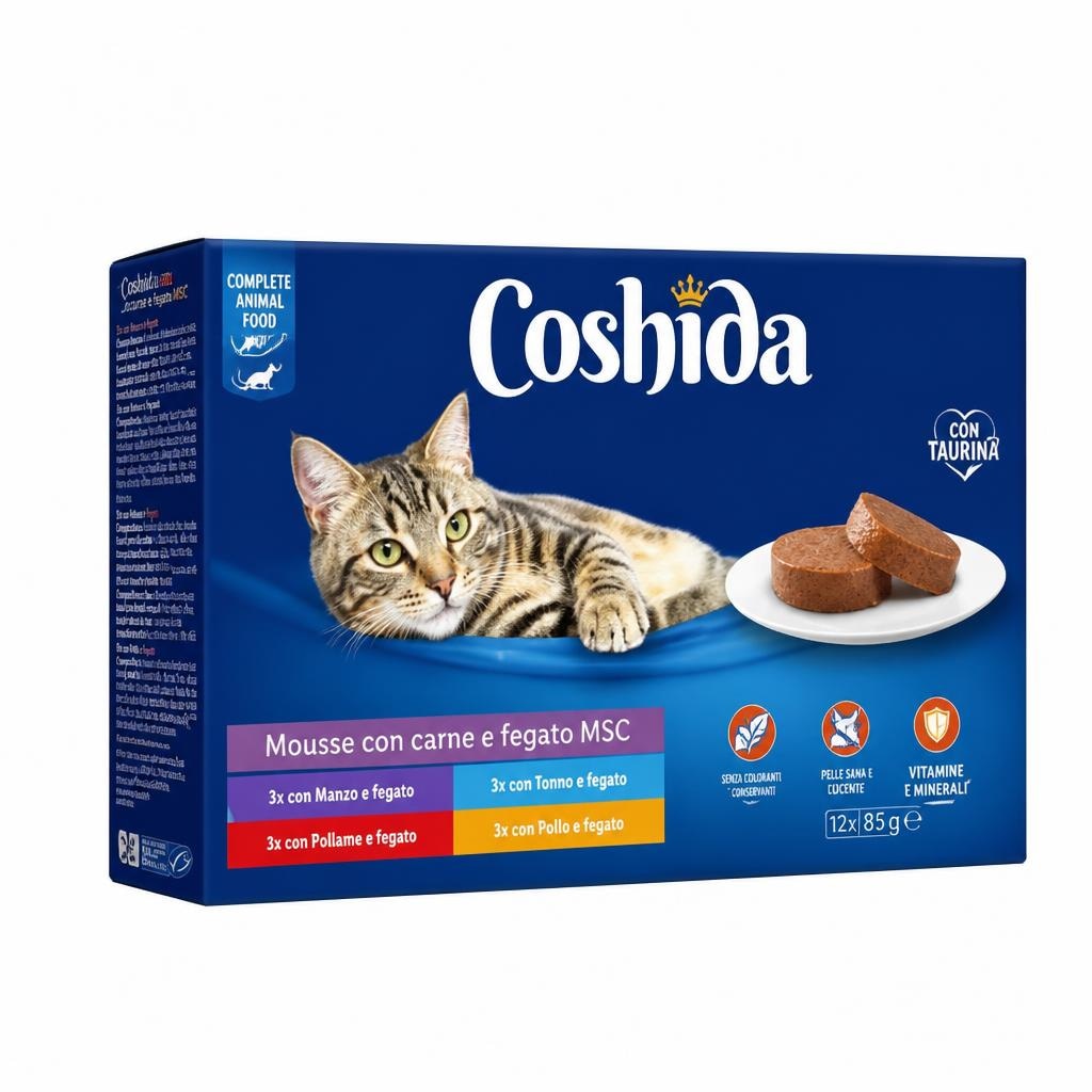 Coshida mousse per gatti in lattina 1020 g in offerta da Lidl