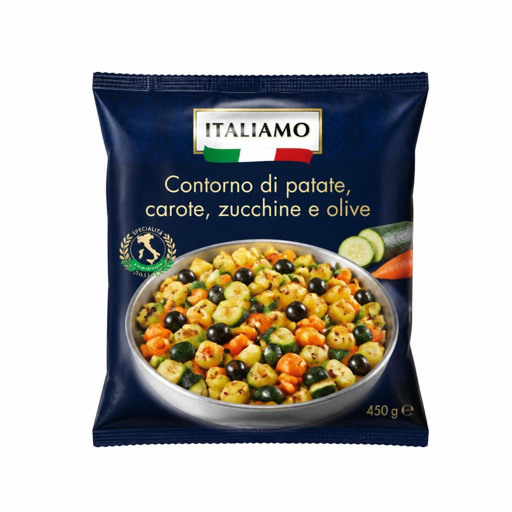 Italiamo contorno di patate, carote, zucchine e olive, 450 g – Lidl
