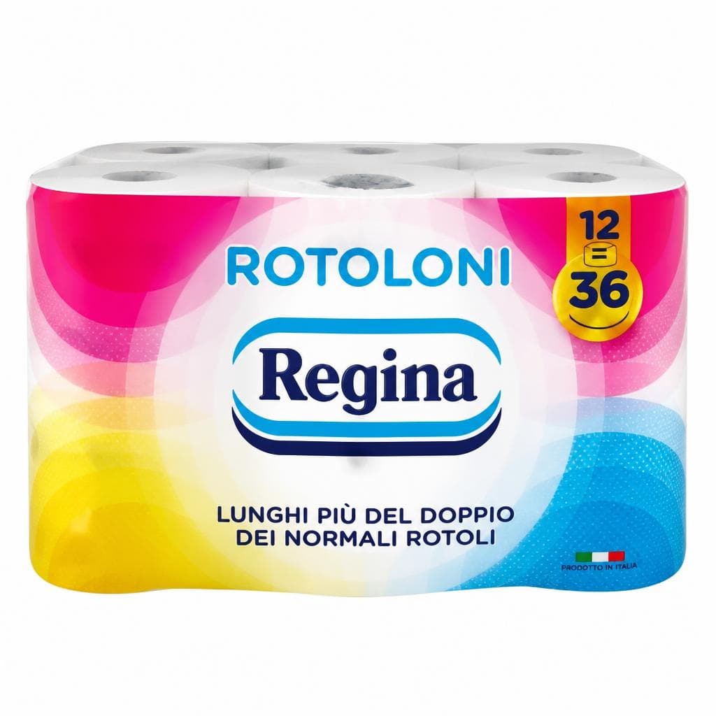 Carta igienica Rotoloni Regina, 12 maxi rotoli – Esselunga