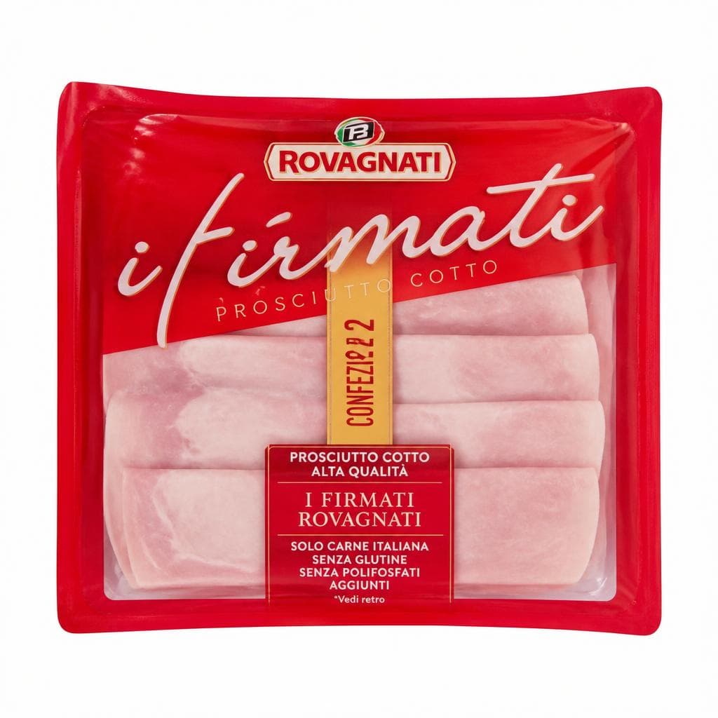 Prosciutto Cotto Alta Qualità I Firmati Rovagnati, 2x100 g – Il Gigante