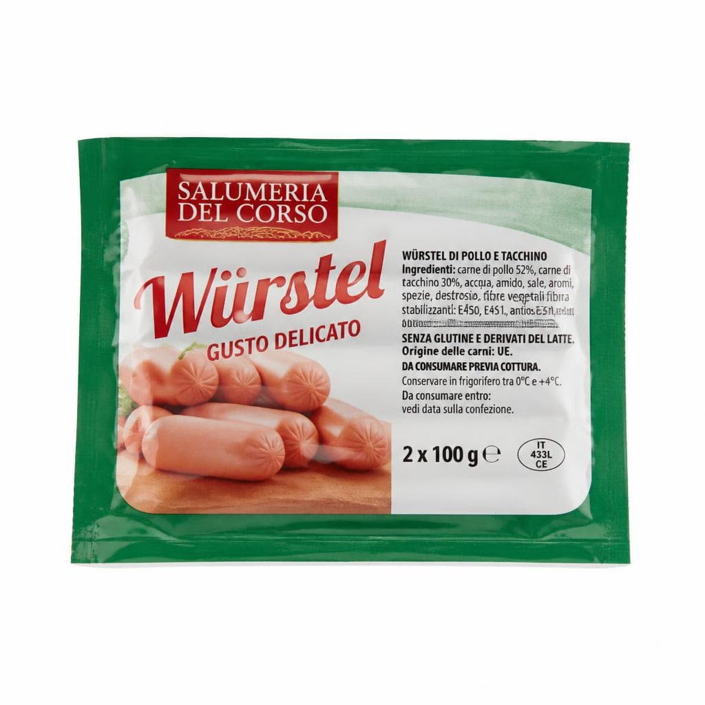 Salumeria del Corso würstel gusto delicato, 2 x 100 g – Dpiù