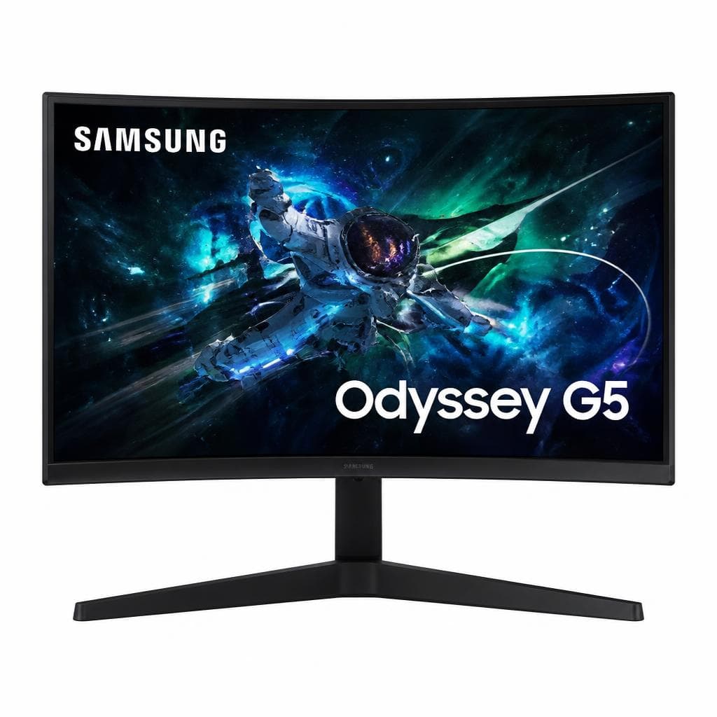 Samsung Monitor Gaming Curvo Odyssey G5 in offerta da MediaWorld