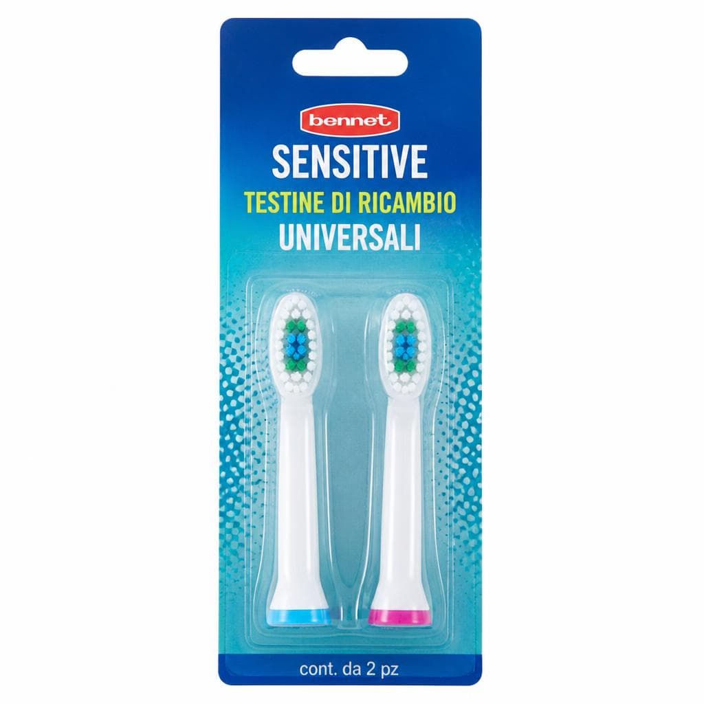 Testine di ricambio sensitive universali Bennet, 2 pezzi – Bennet