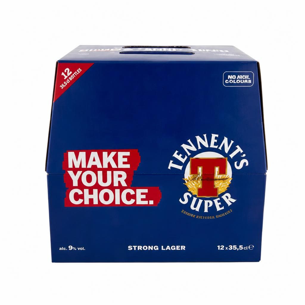 Birra strong lager 35,5 cl x12 Tennent's Super in offerta da Iper La grande i