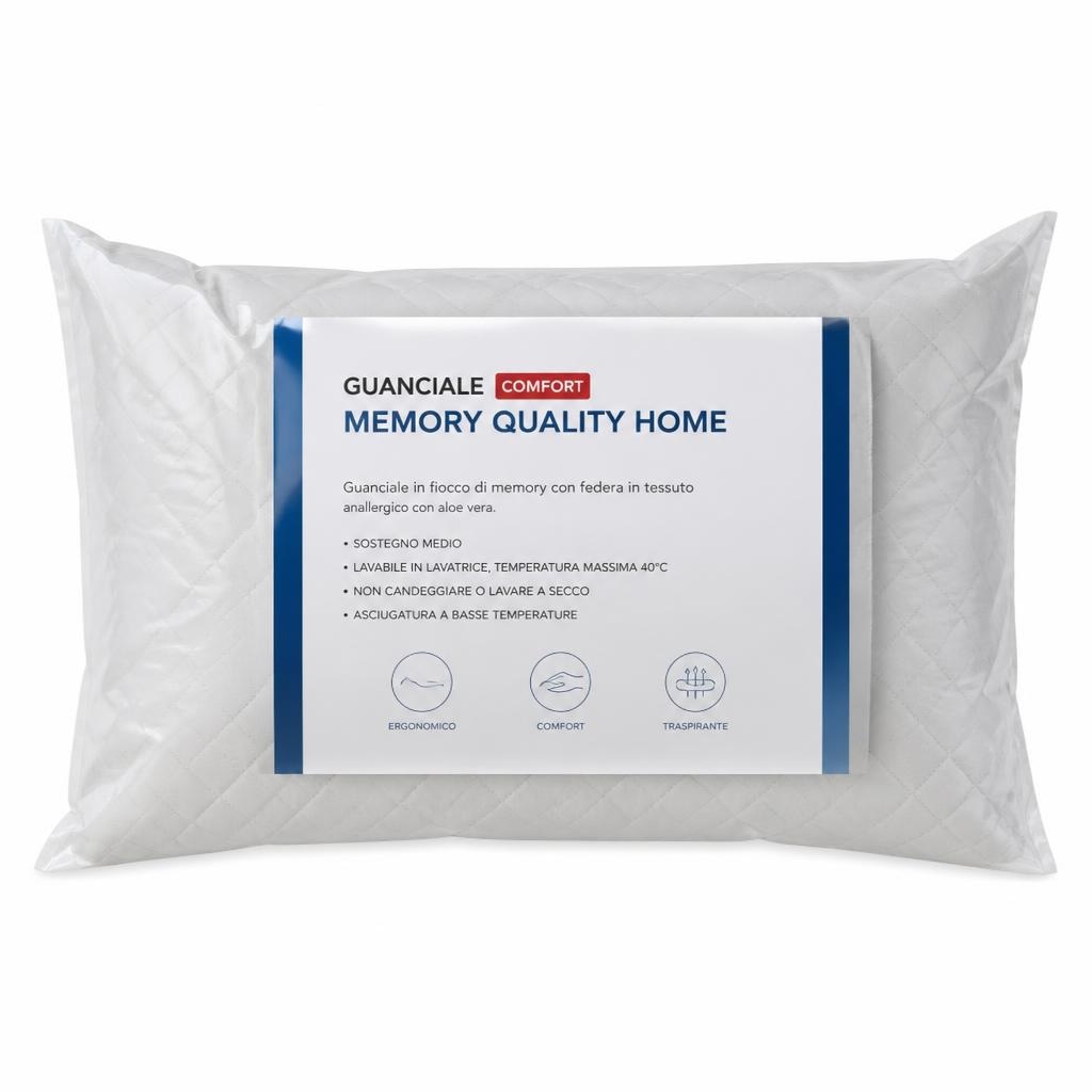 Guanciale Comfort Memory Quality Home cm 45x75 Gabel in offerta da Bennet
