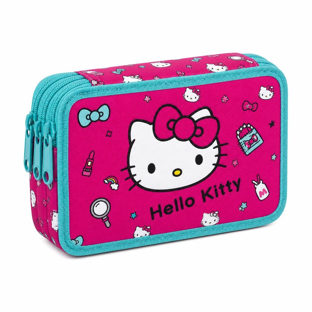 Astuccio 3 zip Hello Kitty in offerta da Iper La grande i